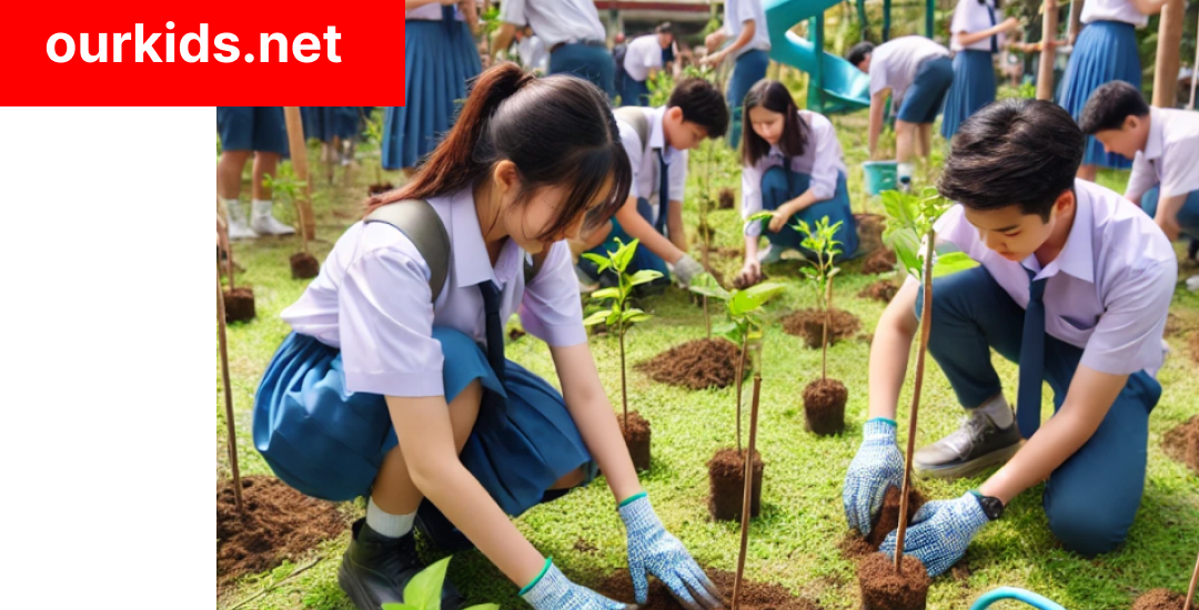 Students Plant Trees